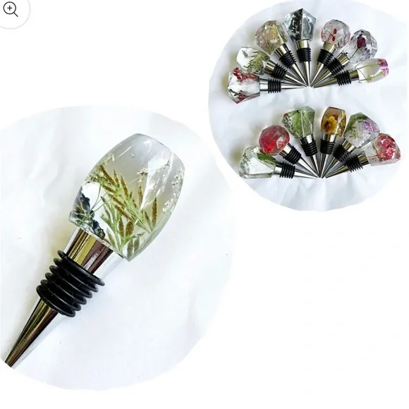 🌺Handmade | Resin Wine Stopper | Unique - Picture 1 of 4